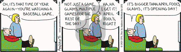 The Born Loser on Thursday April 1, 2021 Comic Strip
