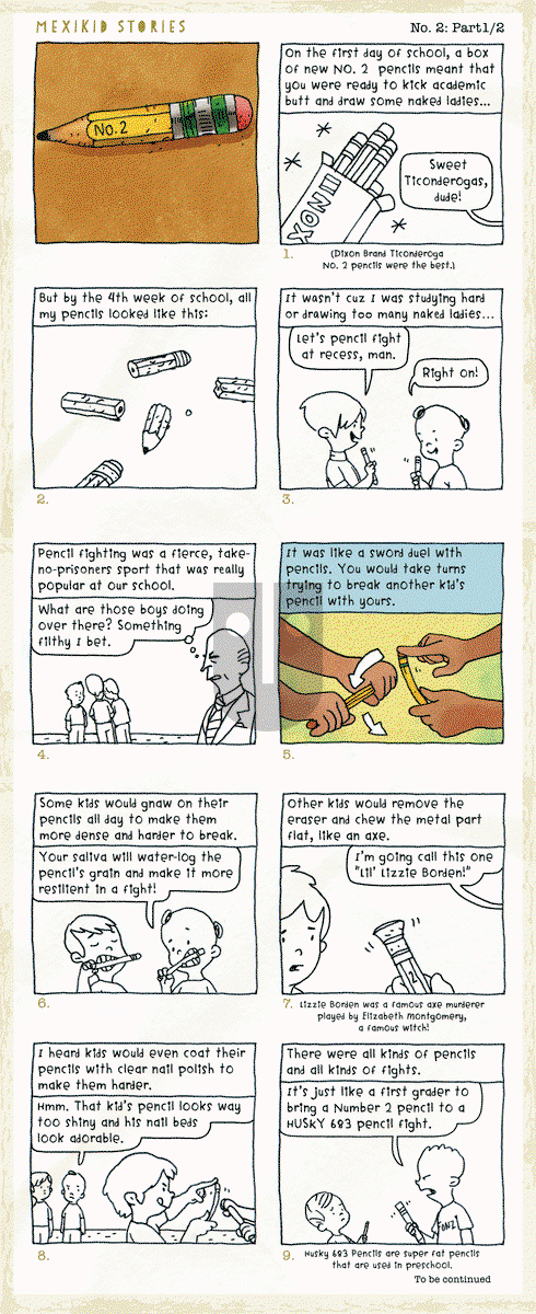 Mexikid Stories - Tuesday August 4, 2020 Comic Strip