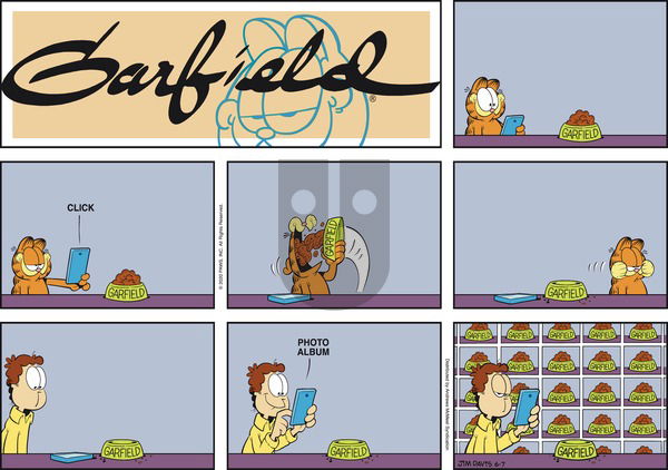 Garfield on Sunday June 7, 2020 Comic Strip