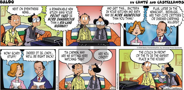 Baldo on Sunday April 13, 2008 Comic Strip