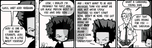 The Boondocks on Friday April 13, 2007 Comic Strip