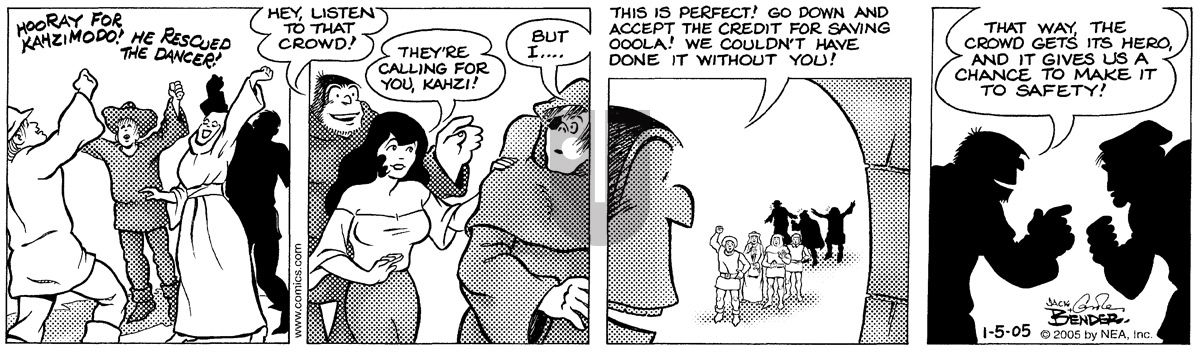 Alley Oop - Wednesday January 5, 2005 Comic Strip