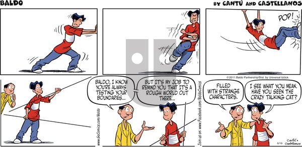 Baldo on Sunday June 19, 2016 Comic Strip