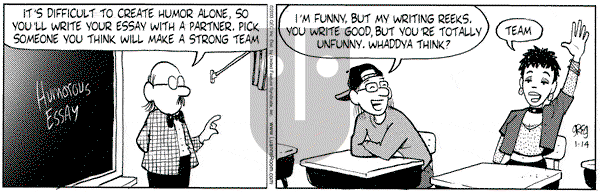 Luann on Tuesday January 14, 2003 Comic Strip