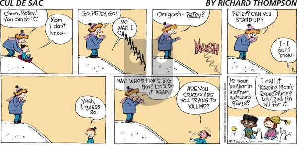 Cul de Sac on Sunday February 24, 2013 Comic Strip