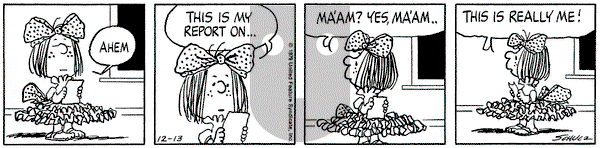 Peanuts on Thursday December 13, 1979 Comic Strip