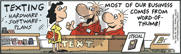 Frank and Ernest on Thursday October 2, 2008 Comic Strip