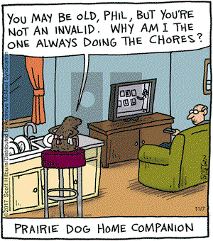 The Argyle Sweater - Tuesday November 7, 2017 Comic Strip