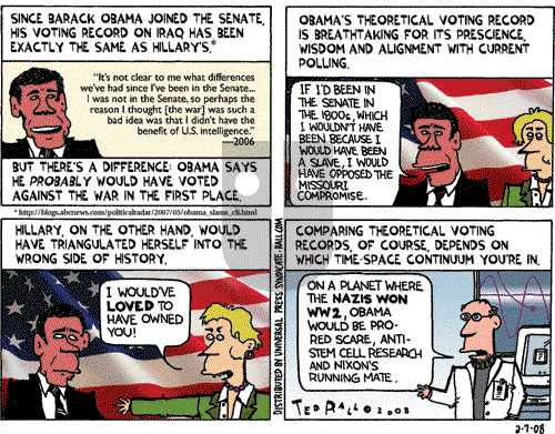 Ted Rall on Thursday February 7, 2008 Comic Strip