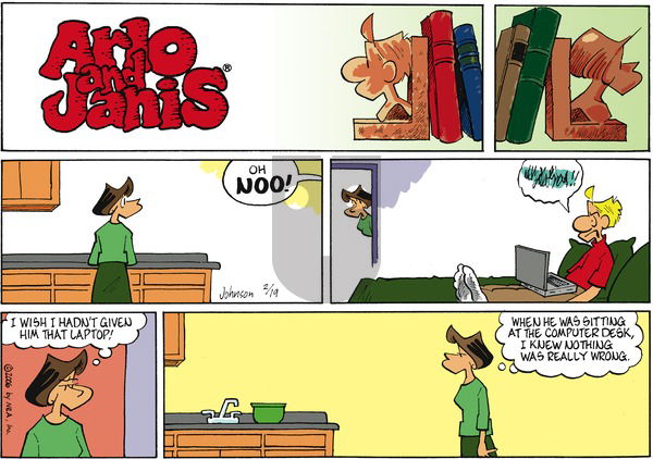 Arlo and Janis on Sunday February 19, 2006 Comic Strip