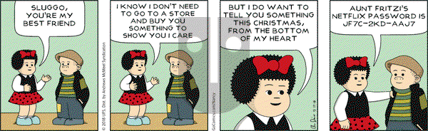 Nancy on Monday December 17, 2018 Comic Strip
