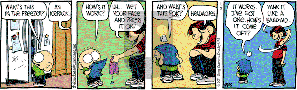 The Buckets on Wednesday January 5, 2011 Comic Strip