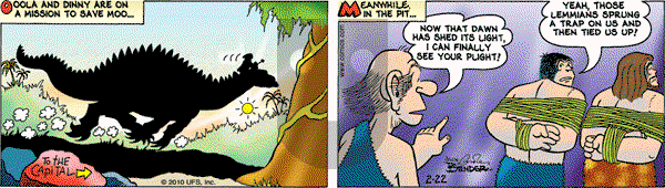 Alley Oop on Monday February 22, 2010 Comic Strip