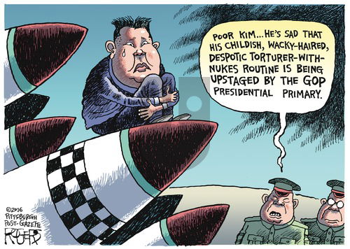 Rob Rogers on Sunday March 6, 2016 Comic Strip