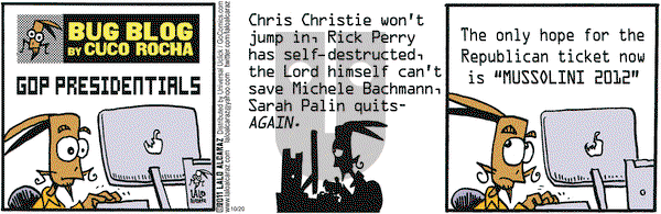 La Cucaracha on Thursday October 20, 2011 Comic Strip