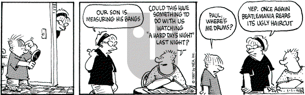 Betty on Thursday January 1, 1998 Comic Strip