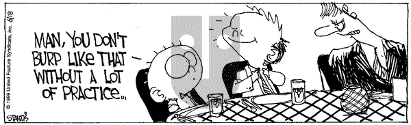 The Buckets on Saturday September 11, 1999 Comic Strip