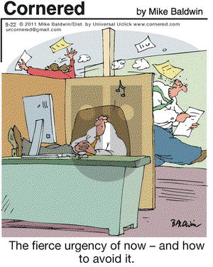 Cornered on Thursday September 22, 2011 Comic Strip