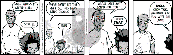 The Boondocks on Monday January 6, 2014 Comic Strip