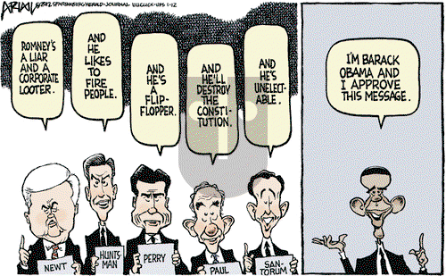 Robert Ariail on Thursday January 12, 2012 Comic Strip
