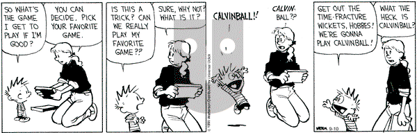 Calvin and Hobbes on Thursday September 10, 2015 Comic Strip
