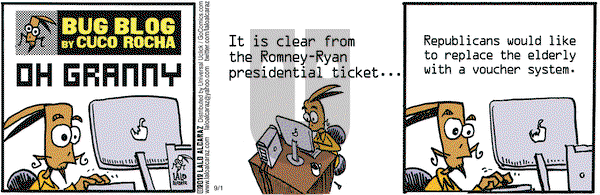 La Cucaracha on Saturday September 1, 2012 Comic Strip