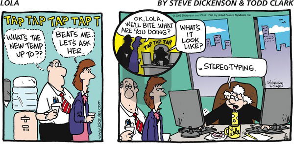 Lola on Sunday May 22, 2005 Comic Strip