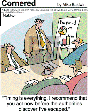 Cornered on Monday January 24, 2005 Comic Strip