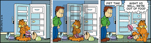 Garfield on Thursday February 16, 2017 Comic Strip
