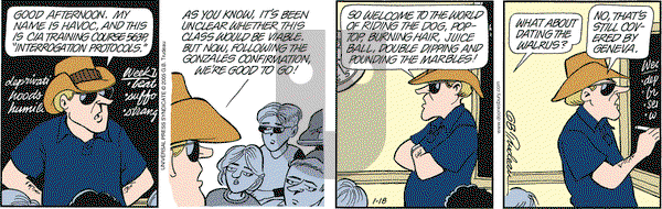 Doonesbury on Wednesday January 19, 2005 Comic Strip