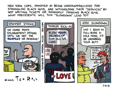 Ted Rall on Wednesday January 14, 2015 Comic Strip