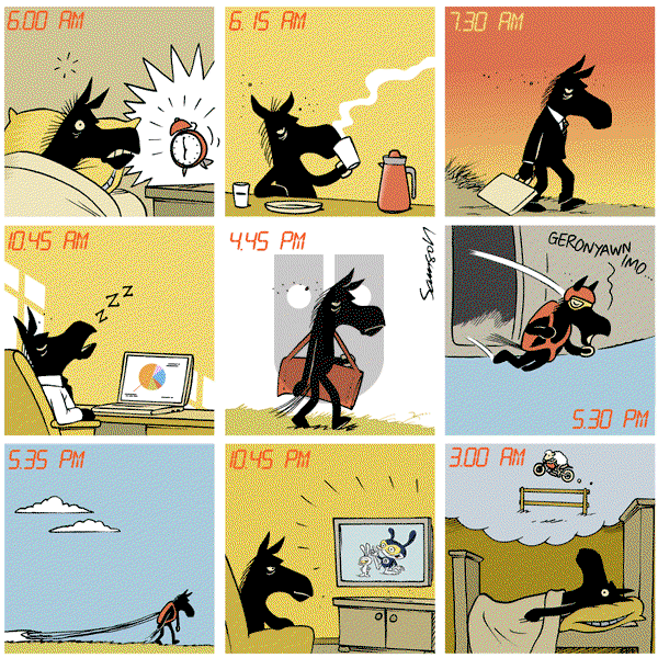 Dark Side of the Horse on Monday November 22, 2010 Comic Strip