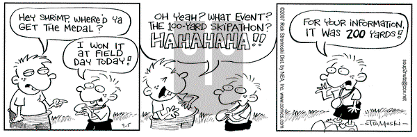 Soup to Nutz - Old on Friday September 7, 2007 Comic Strip