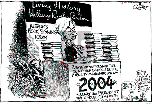 Pat Oliphant on Tuesday June 10, 2003 Comic Strip