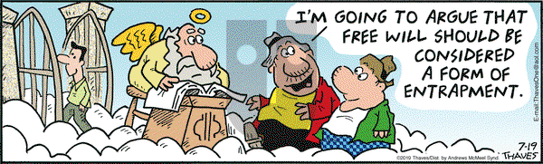 Frank and Ernest on Friday July 19, 2019 Comic Strip