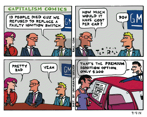 Ted Rall on Friday April 4, 2014 Comic Strip