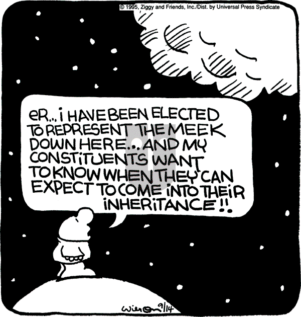 Ziggy - Thursday September 14, 1995 Comic Strip