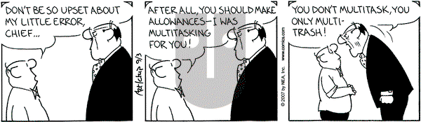 The Born Loser on Monday September 3, 2007 Comic Strip