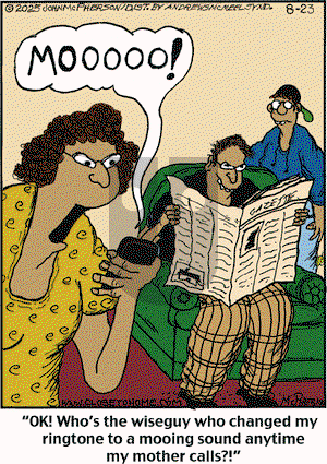 Close to Home on Saturday August 23, 2025 Comic Strip