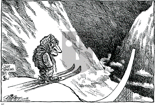 Pat Oliphant on Thursday February 7, 2002 Comic Strip