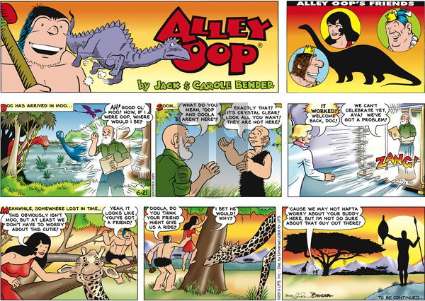 Alley Oop on Sunday June 21, 2015 Comic Strip