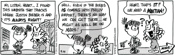 Heart of the City on Thursday April 14, 2011 Comic Strip