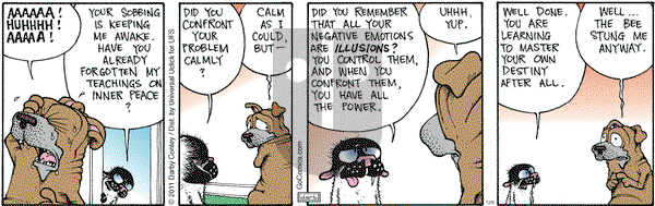 Get Fuzzy on Monday December 5, 2011 Comic Strip