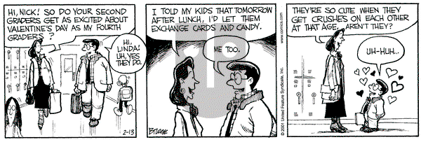 Grand Avenue on Tuesday February 13, 2001 Comic Strip
