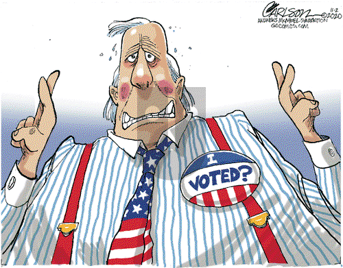 Stuart Carlson on Monday November 2, 2020 Comic Strip