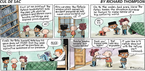 Cul de Sac - Sunday November 9, 2014 Comic Strip