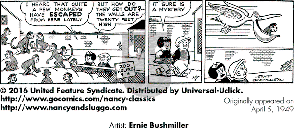Nancy Classics on Friday May 2, 2025 Comic Strip