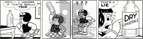 Nancy on Monday December 5, 1949 Comic Strip