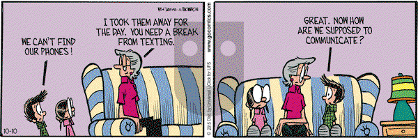 Grand Avenue on Saturday October 10, 2015 Comic Strip