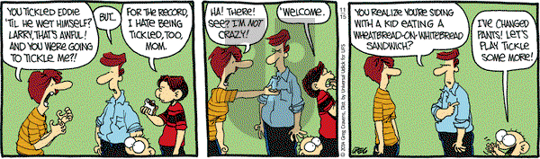 The Buckets on Saturday November 15, 2014 Comic Strip